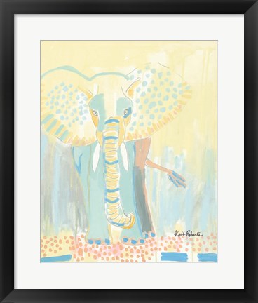 Framed Elephant Never Forgets Print