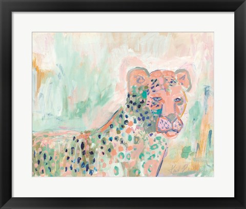 Framed Cheetah Watch t Print