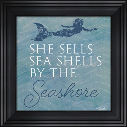 Framed She Sells Seashells Print