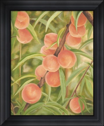 Framed Peach Perfect Print