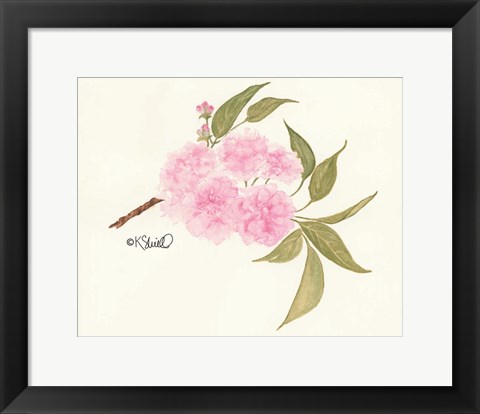 Framed Bashful Blossoms Print