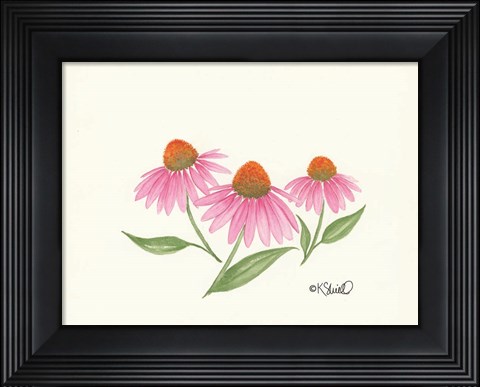 Framed Dancing in the Breeze Print