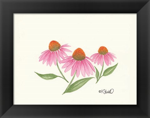 Framed Dancing in the Breeze Print