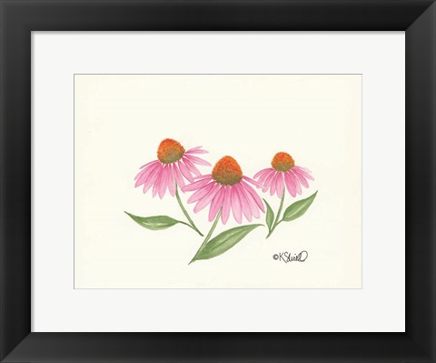 Framed Dancing in the Breeze Print