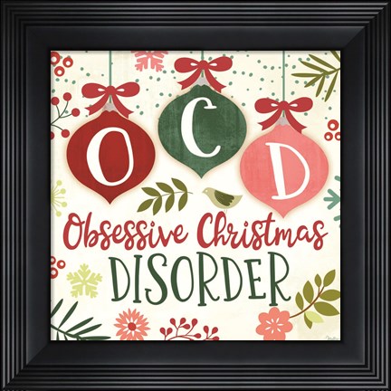 Framed OCD Print