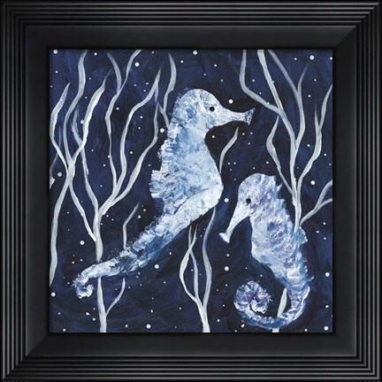 Framed Swimming Party Print