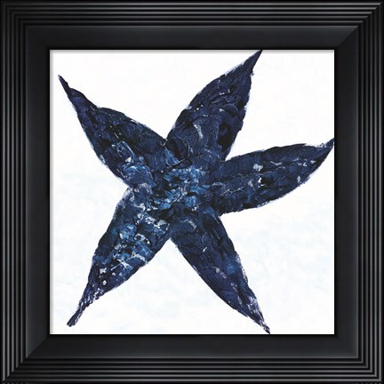 Framed Midnight Starfish Print