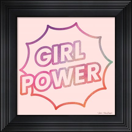 Framed Girl Power I Print