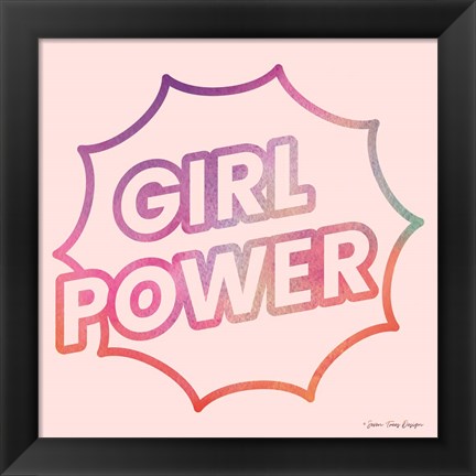 Framed Girl Power I Print