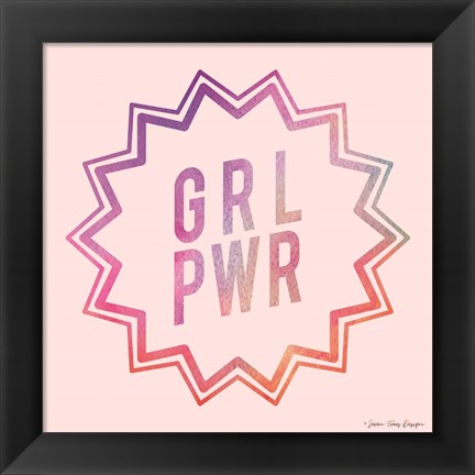 Framed Girl Power II Print