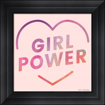 Framed Girl Power III Print