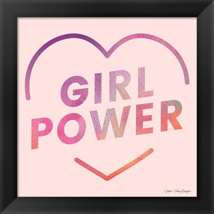 Framed Girl Power III Print