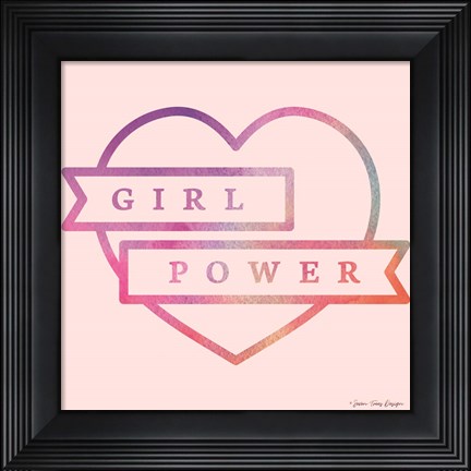 Framed Girl Power IV Print