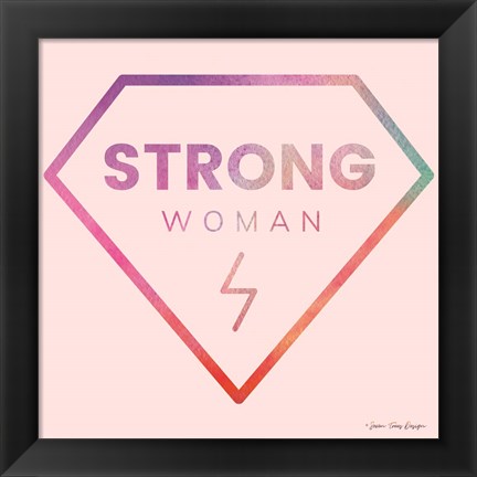 Framed Strong Woman Print