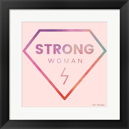 Framed Strong Woman Print