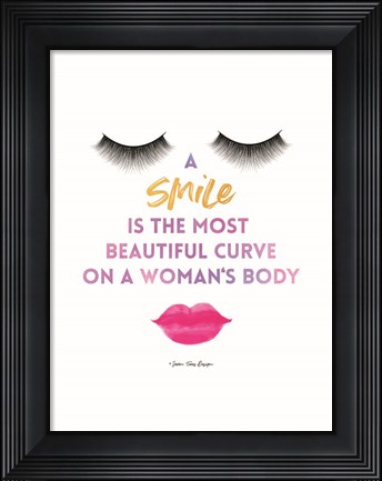 Framed Smile Print