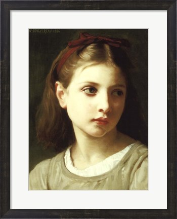 Framed Une Petite Fille, 1886 Print