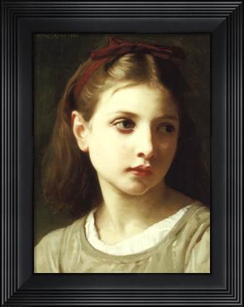 Framed Une Petite Fille, 1886 Print