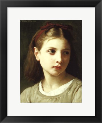 Framed Une Petite Fille, 1886 Print