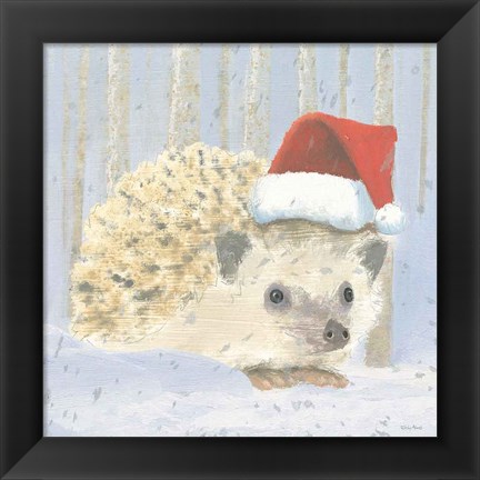 Framed Christmas Critters Bright IX Print