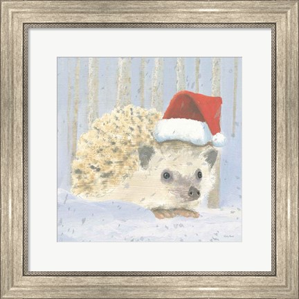 Framed Christmas Critters Bright IX Print