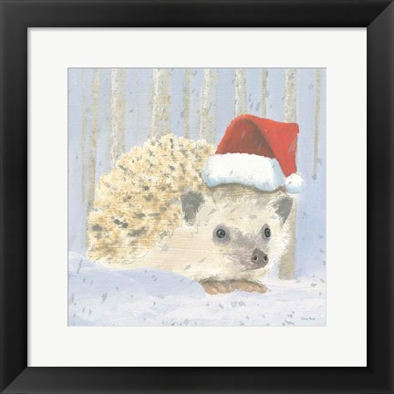 Framed Christmas Critters Bright IX Print
