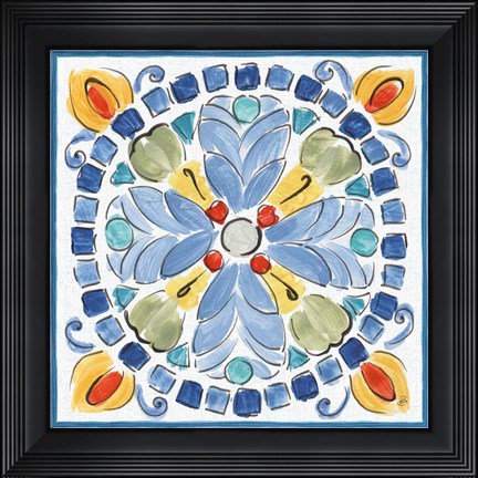 Framed Morning Bloom IX Print