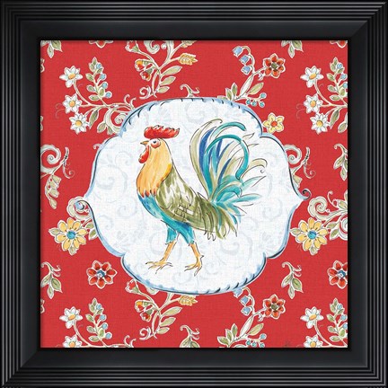 Framed Morning Bloom III Print