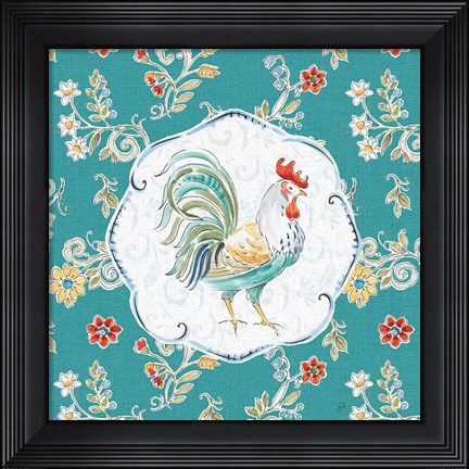 Framed Morning Bloom II Print