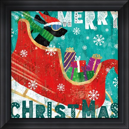 Framed Merry Making III Print