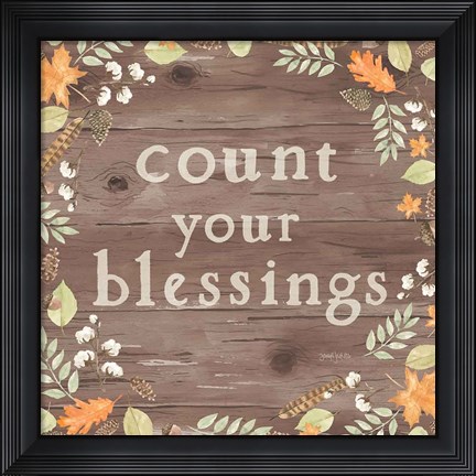 Framed Autumn Offerings I Dark Blessings Print
