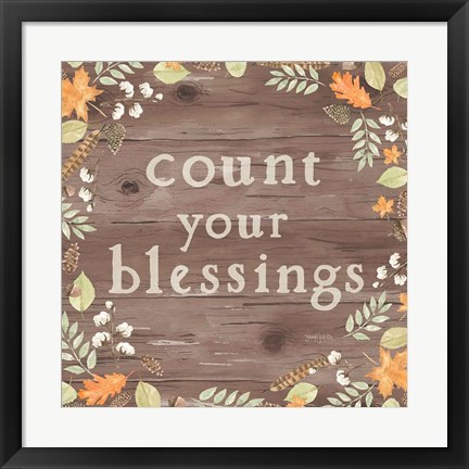 Framed Autumn Offerings I Dark Blessings Print