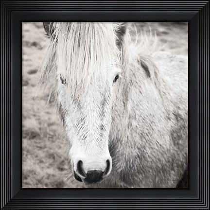 Framed Heida IV BW Print
