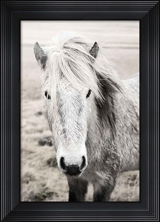 Framed Heida II BW Print