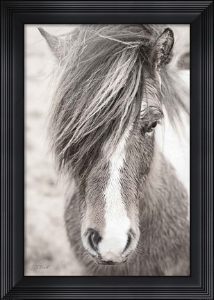Framed Elska II BW Print