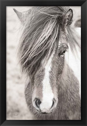 Framed Elska II BW Print