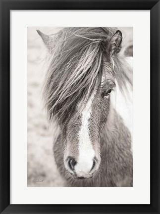 Framed Elska II BW Print