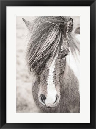 Framed Elska II BW Print