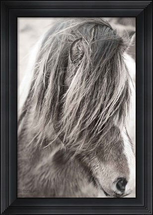Framed Elska I BW Print