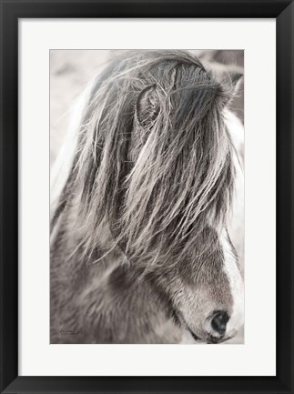 Framed Elska I BW Print