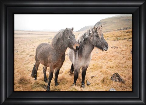 Framed Bjarni and Imir I Print