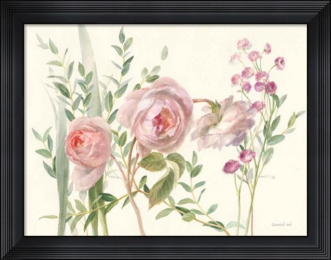 Framed Flourish II Print