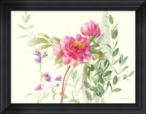 Framed Flourish I Print