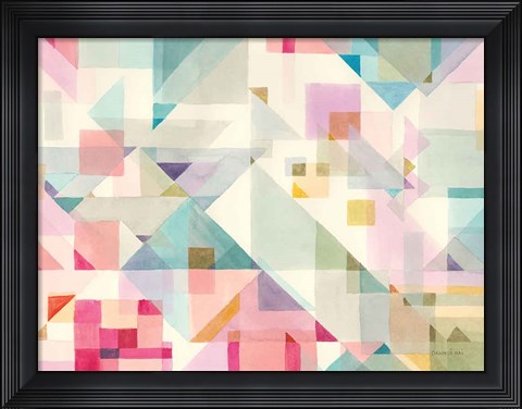 Framed Try Angles I Print