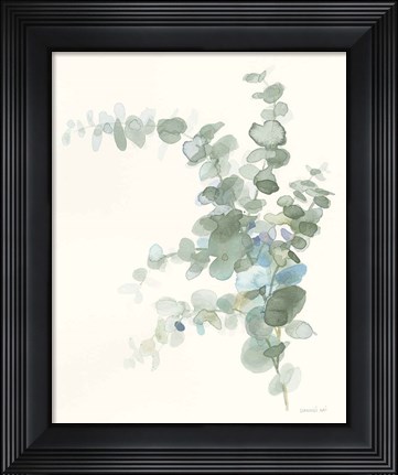 Framed Scented Sprig III Cool Print
