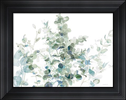 Framed Eucalyptus I Cool Print