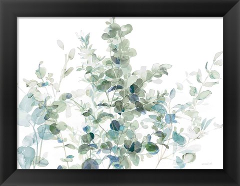 Framed Eucalyptus I Cool Print