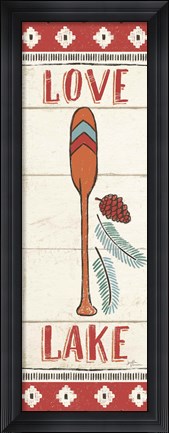 Framed Vintage Lake XII Print