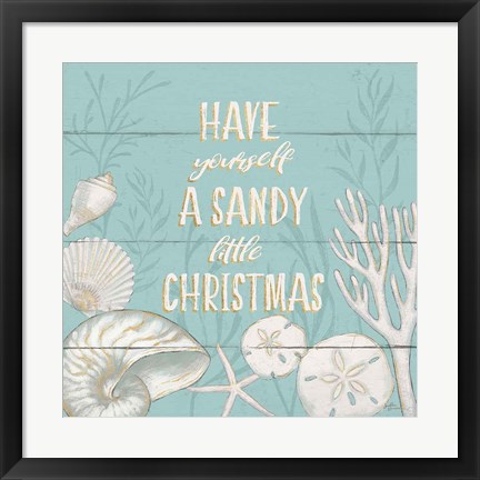 Framed Tranquil Morning III Christmas Print