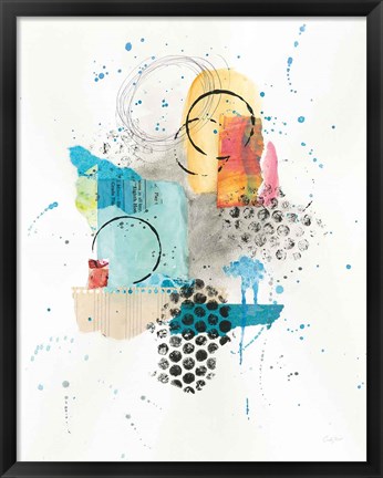 Framed Abstract Skyline II Print